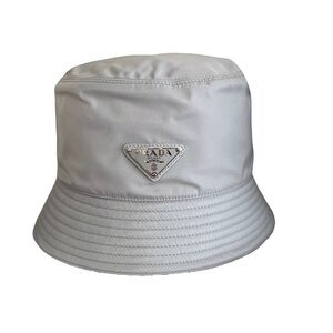 Prada Cornflower Blue Nylon Bucket Hat